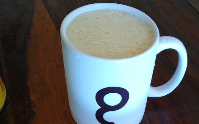 Suco de laranja com café