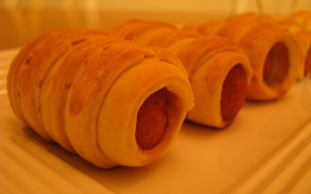 Enroladinho de salsicha