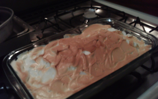 Creme de bananas com suspiro gratinado