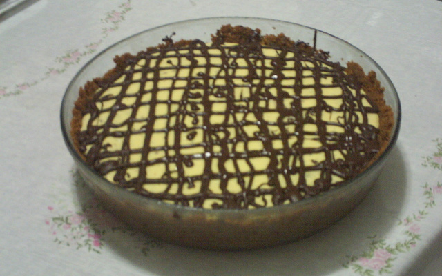 Torta gelada de maracujá