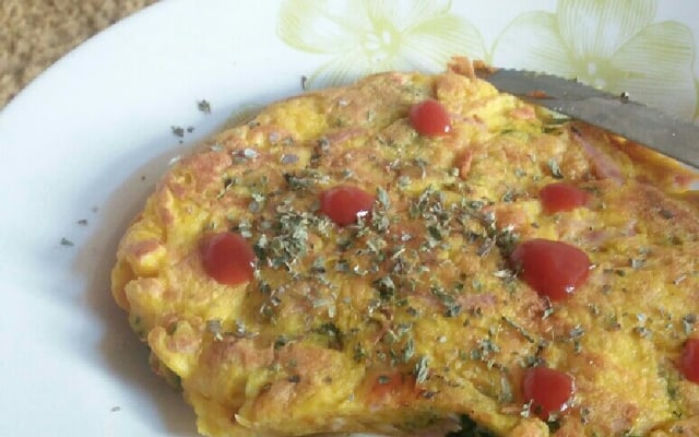 Omelete de pizza