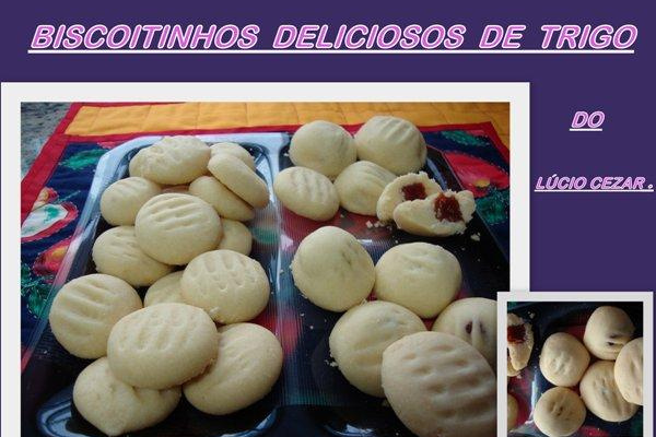 Biscoitinhos deliciosos de trigo do Lúcio Cezar
