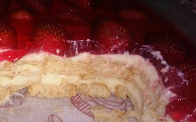 Pavê de morango fácil