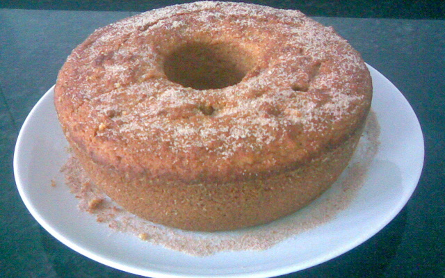 Bolo integral de banana