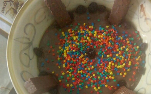 Brigadeiro com creme de leite