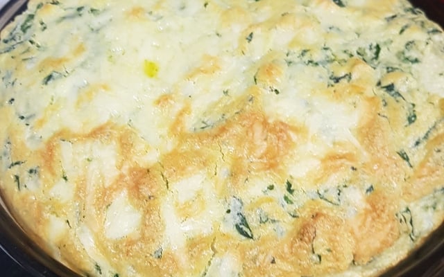 Souflé de espinafre