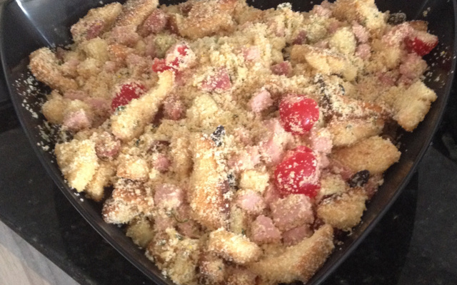 Farofa para Peru à Americana