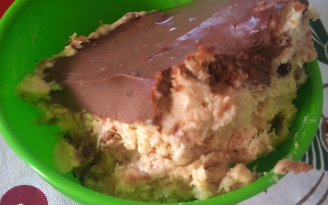 Pavê Natalino de Maracujá com Panetone