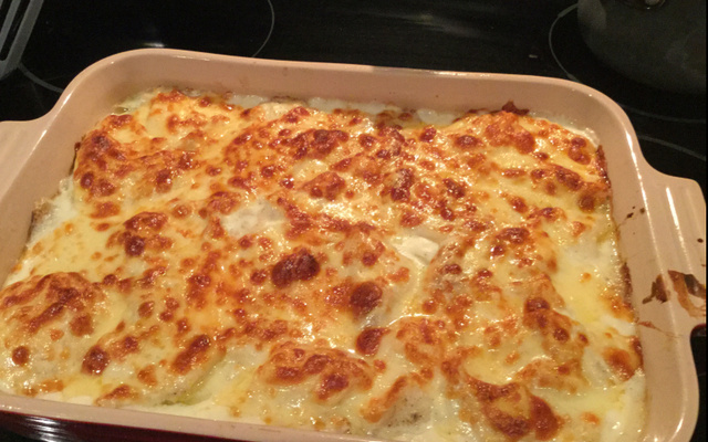 bacalhau com batata ao molho branco