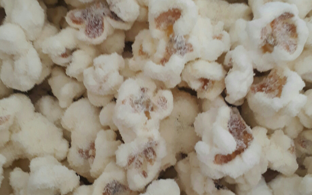 Pipoca de leite em pó sem queimar