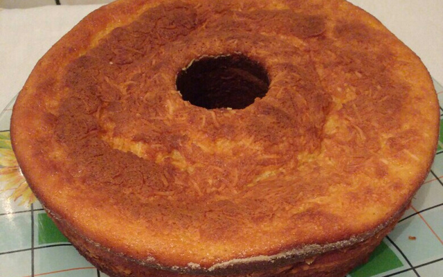 Bolo cremoso de fubá