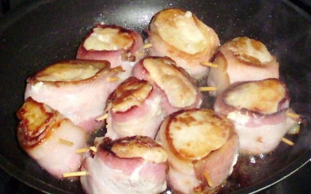 Medalhão de frango ao molho de milho