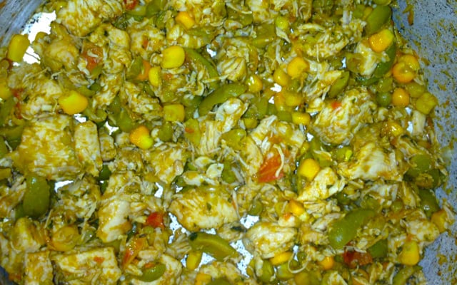 Peito de frango refogado