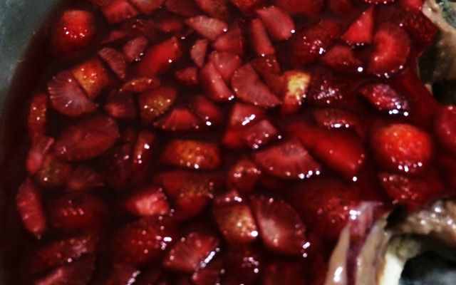 Pavê de Morango com Gelatina