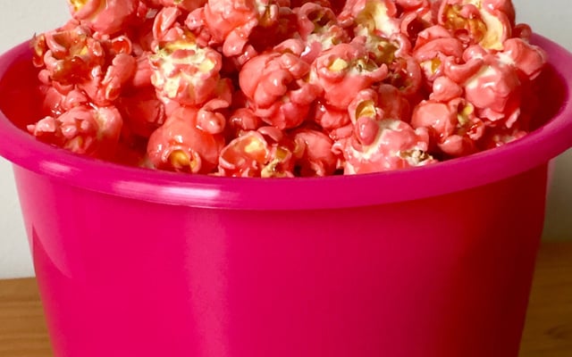 Pipoca doce vermelha fácil igual a do pipoqueiro