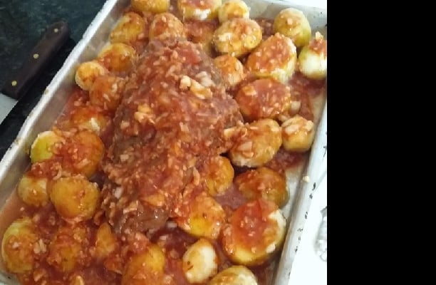 Picanha assada ao forno