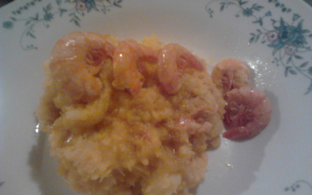 Ipeté com camarão seco