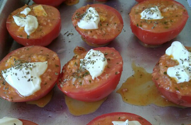 Melhor tomate recheado do mundo