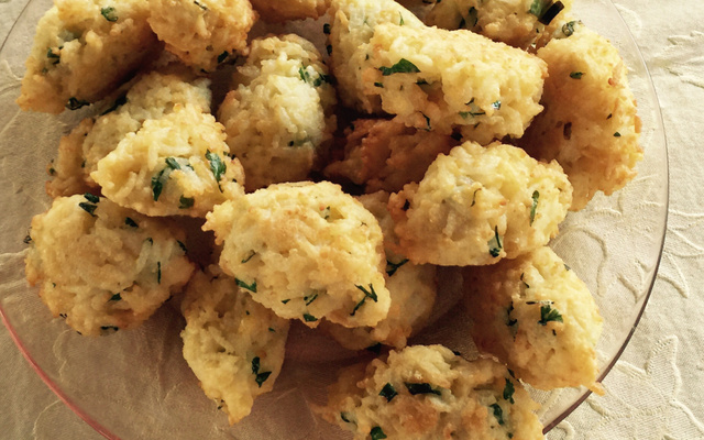 Bolinho de arroz sequinho