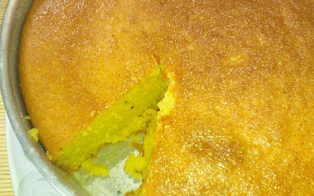 Bolo de fubá de liquidificador