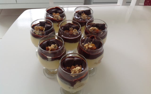 Pavê Natalino de Maracujá com Panetone