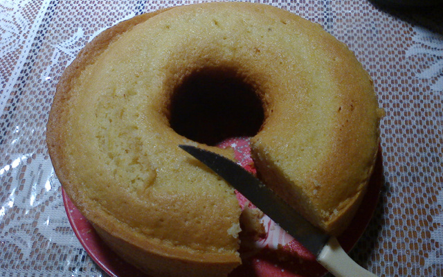 Bolo pão de ló simples