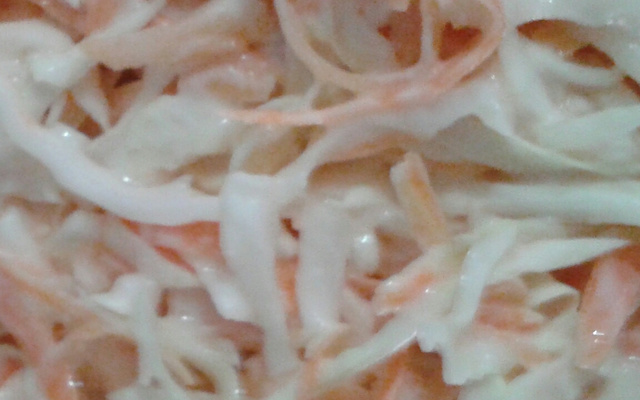 Salada de repolho tipo americana