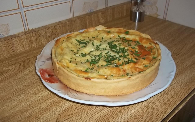 Quiche delicioso de queijo