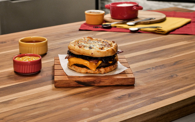 Hambúrguer de esfiha 