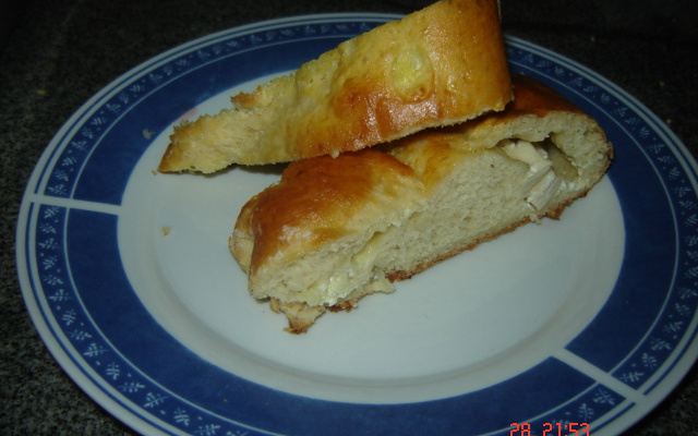 Pão italiano recheado