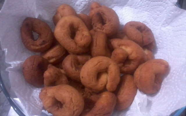 Biscoito frito de vinagre