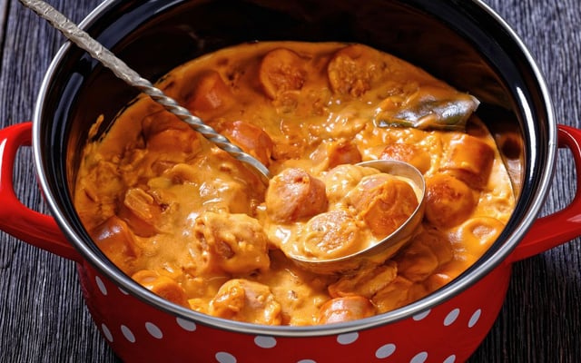 Cachorro quente ao creme de leite