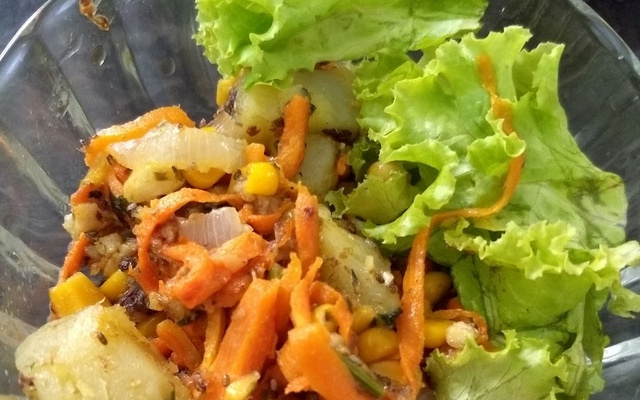 Espaguete de cenoura fit