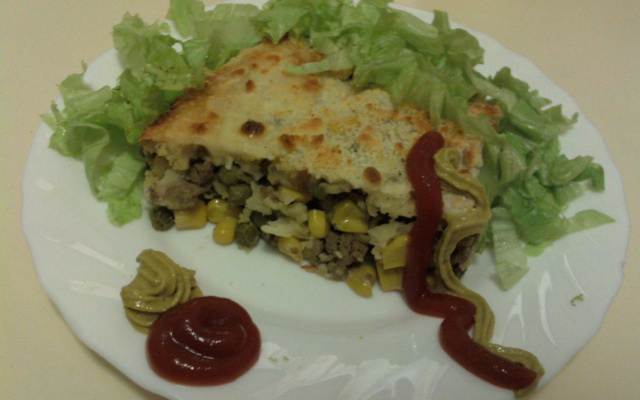 Torta de carne moida