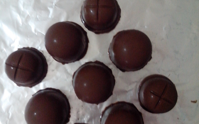 Bombons recheados para a páscoa