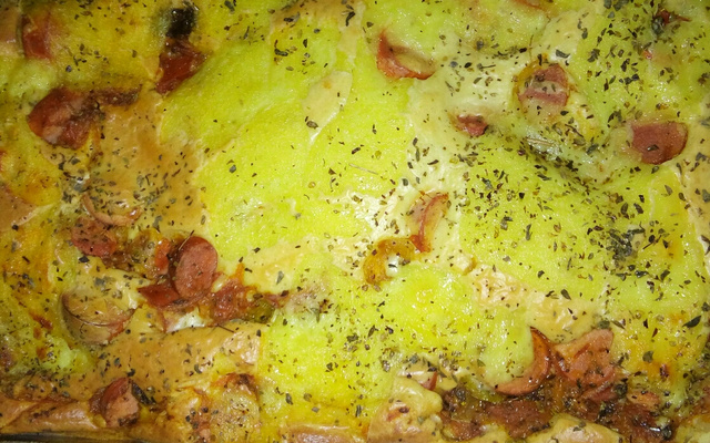 Torta de calabresa simples (massa leve)