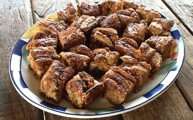 Torta de banana integral