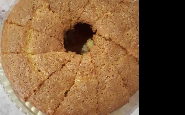 Bolo de fubá fofinho