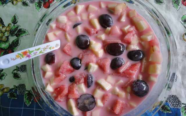 Salada de frutas alternativa