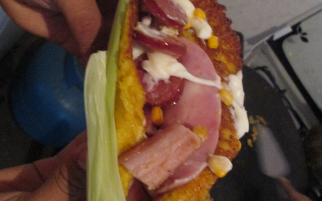 Cachapa ou panqueca venezuelana