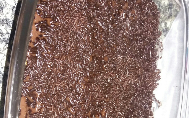 Pavê de biscoito e Nescau