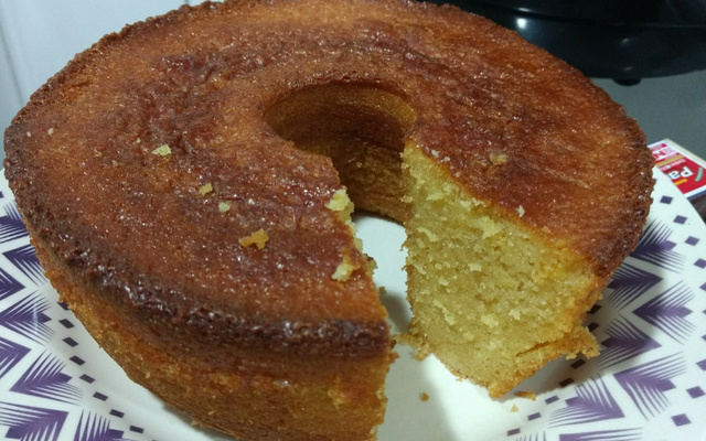 Bolo de laranja inteira