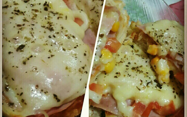 Pizza de pão francês