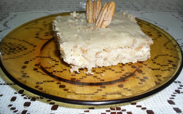 Bolo de laranja com nozes