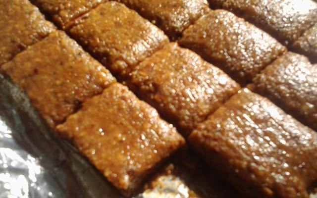 Paçoca de amendoim e bolacha