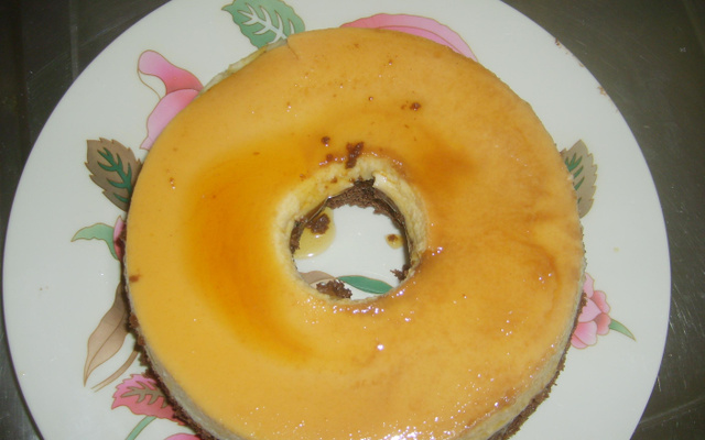 Pudim Bolo de chocolate