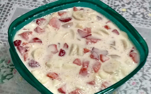 Salada de Frutas Cremosa