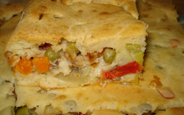 Torta deliciosa de sardinha