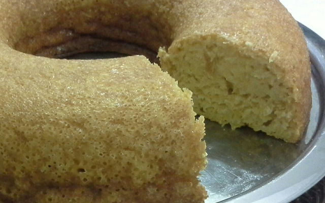 Bolo Cremoso de Milho Diet