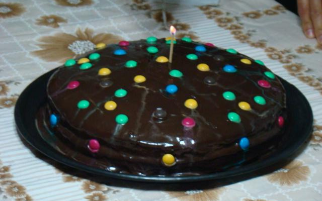 Bolo brigadeiro de chocolate